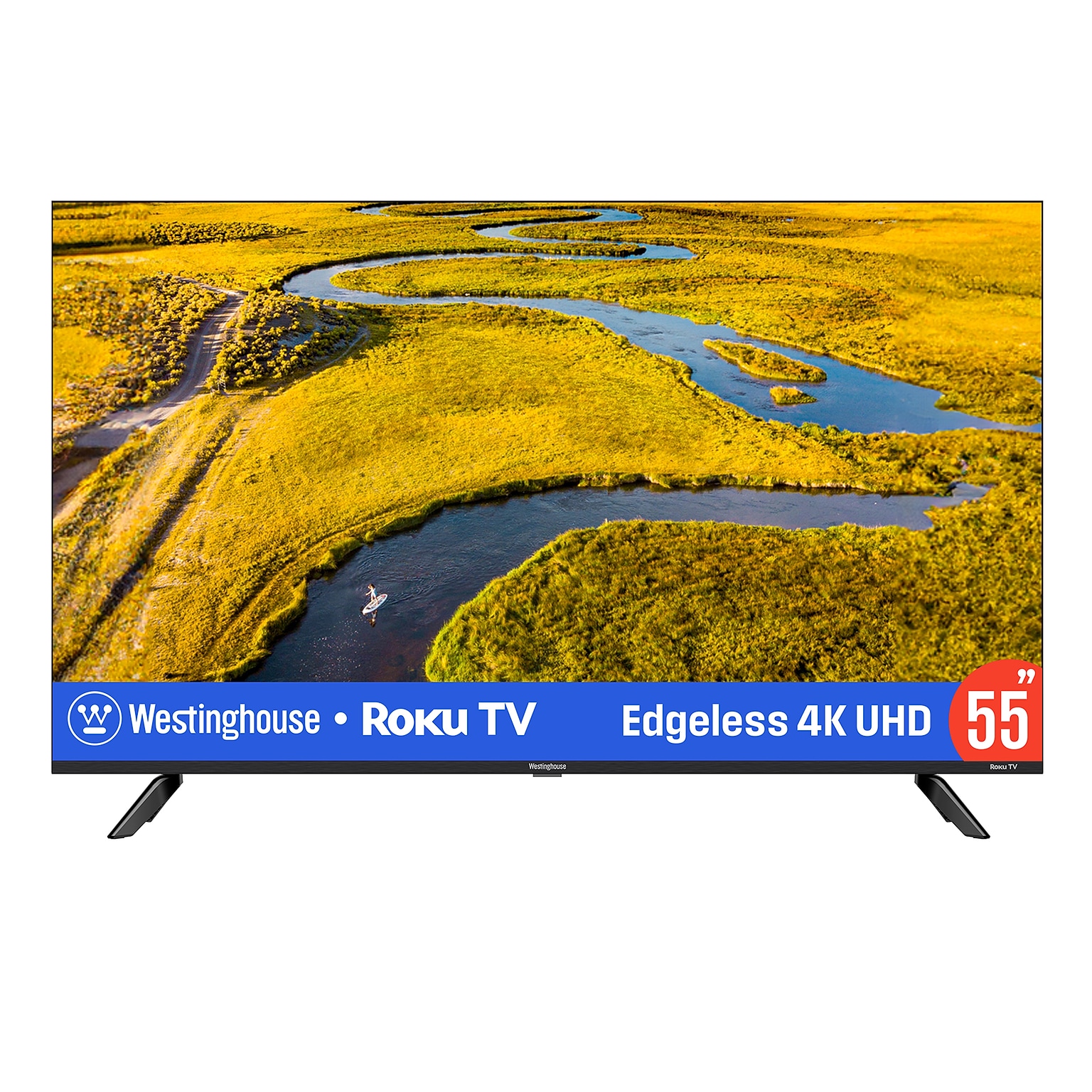 Westinghouse 55 Edgeless 4K UHD Roku TV (WR55EX4300)