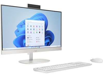 HP 24" All-in-One AI Desktop Computer, Intel Core Ultra 5-125H, 8GB RAM, 512GB SSD, Mouse Keyboard & Webcam Included, Win 11