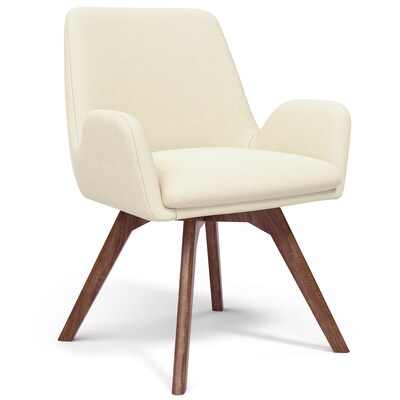 Union & Scale™ MidMod Fabric Guest Chair, Cream (UN56983-CC)