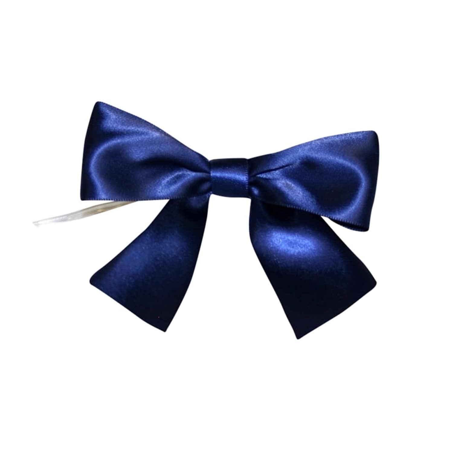 JAM Paper Satin Bows, Navy Blue, 50/Pack (52640349229)