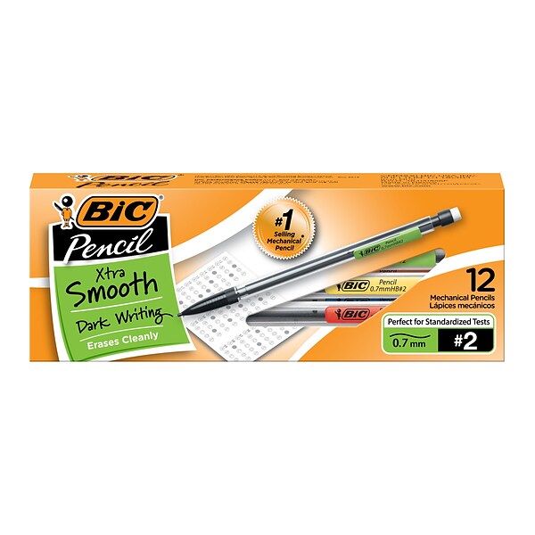 Bic Xtra Sparkle Mechanical Pencils - #2 Pencil Grade 