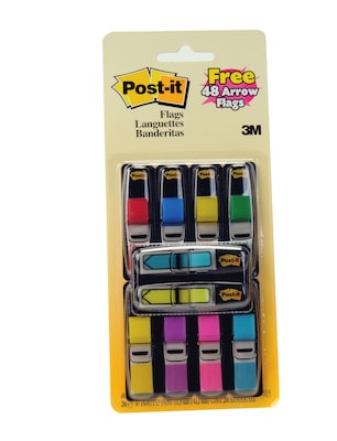 Post-it Flags Value Pack, .47 Wide, Assorted Colors, 328 Flags/Pack (683-VAD1)