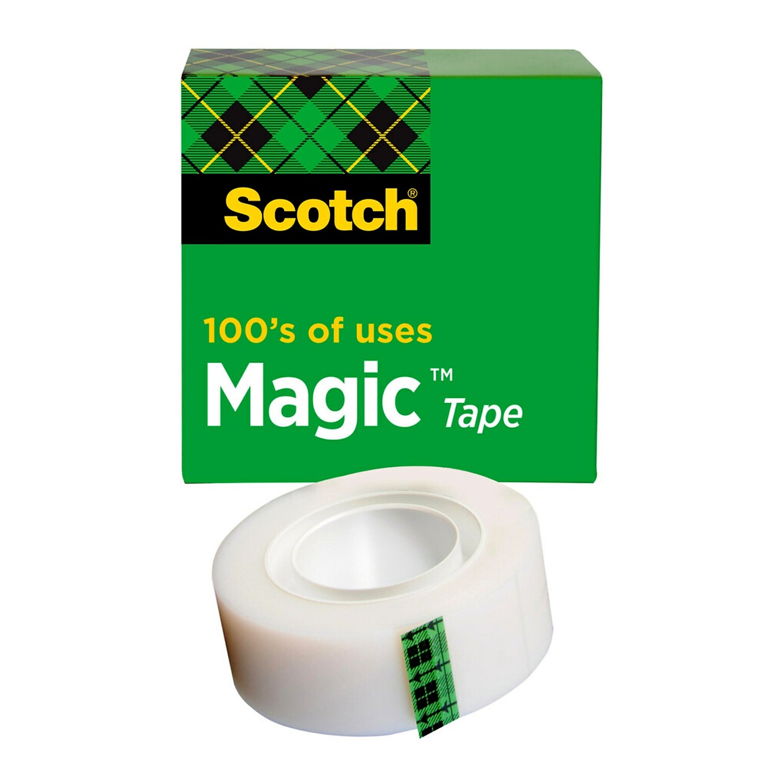 Scotch Magic Invisible Clear Tape Refill, 0.75 x 36 yds., 1 Core (810-341296)