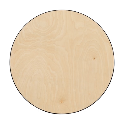 Flash Furniture 24'' Round Wood Cocktail Table