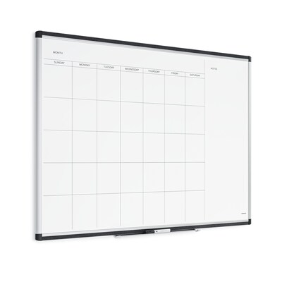 U Brands PINIT Steel Dry-Erase Whiteboard, Aluminum Frame, 4 x 3 (2903U00-01)