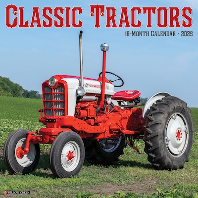 2025 Willow Creek Classic Tractors 12 x 12 Monthly Wall Calendar (42458)