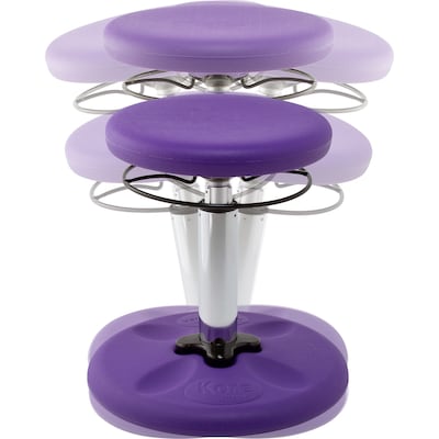 Kore Design Kids Adjustable Standard Wobble Chair 14 to 19, Purple (KD-3107)