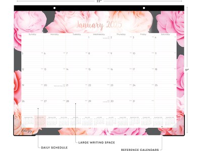2025 Blue Sky Joselyn 22 x 17 Monthly Desk Pad Calendar (102714-25)