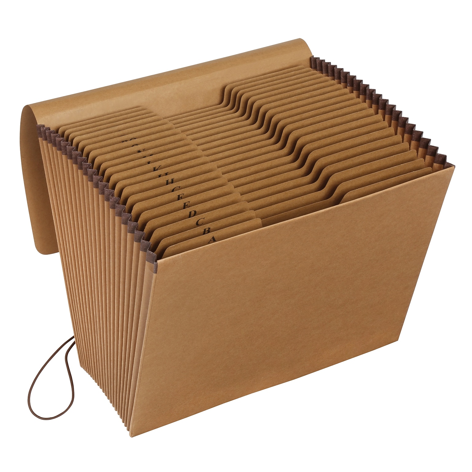 Esselte Pendaflex A-Z Index Expanding Files Reinforced Kraft, 21 Pockets, Letter Size, Brown (K17AOX)