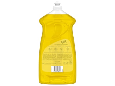 Ajax Ultra Super Degreaser Dish Soap, Lemon, 52 fl. oz., 6/Carton (149861CT)