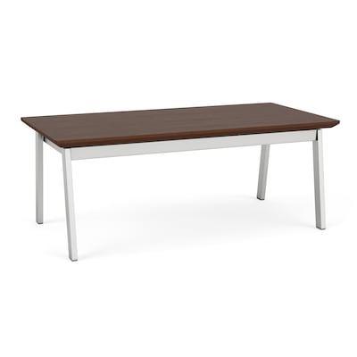 Lesro Newport 40W x 20D Laminate Coffee Table, Riftwood Walnut (NP0840.SSV.TRW)