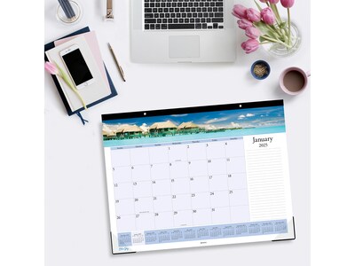 2025 Blue Sky Islands 22" x 17" Monthly Desk Pad Calendar (117891-25)