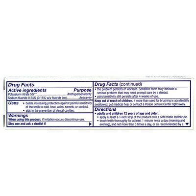 Sensodyne Extra Whitening Toothpaste,  0.8 oz Trial Size Tube, 12 Tubes/Dispensit Box, 12 Dispensit Boxes/Carton