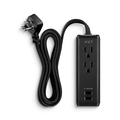 NXT Technologies™ 8' Extension Cord, 2-Outlet, Black (NX56820)