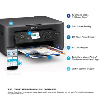 Epson Expression Home XP-4100 Small-in-One Printer, Ink