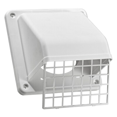 Lambro White 4" Plastic Preferred Hood Vent (224W)