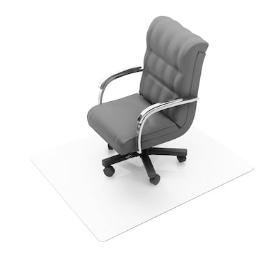 Floortex Valuemat Vinyl Hard Floor Chair Mat, Rectangular, 48 x 60, Clear (FR1215017EV)