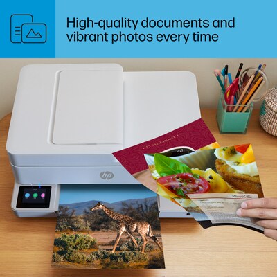 HP Envy 6555e Wireless All-in-One Color Inkjet Printer, Scanner, Copier, Best for home, 3 months FREE ink with HP+ (714N5A)