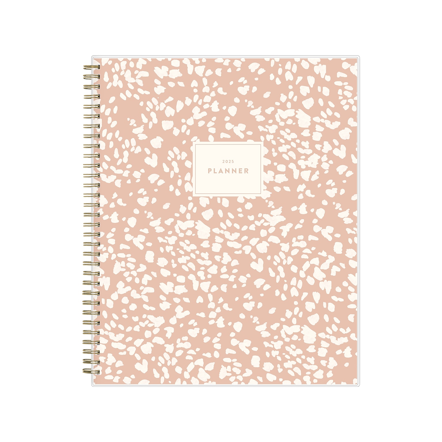 2025 Blue Sky Natalya 8.5 x 11 Weekly & Monthly Planner, Plastic Cover, Pink/White (148764-25)