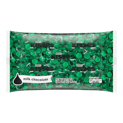 Hersheys Kisses Milk Chocolate Candy Bulk Bag, 66.67 oz (HEC60347)