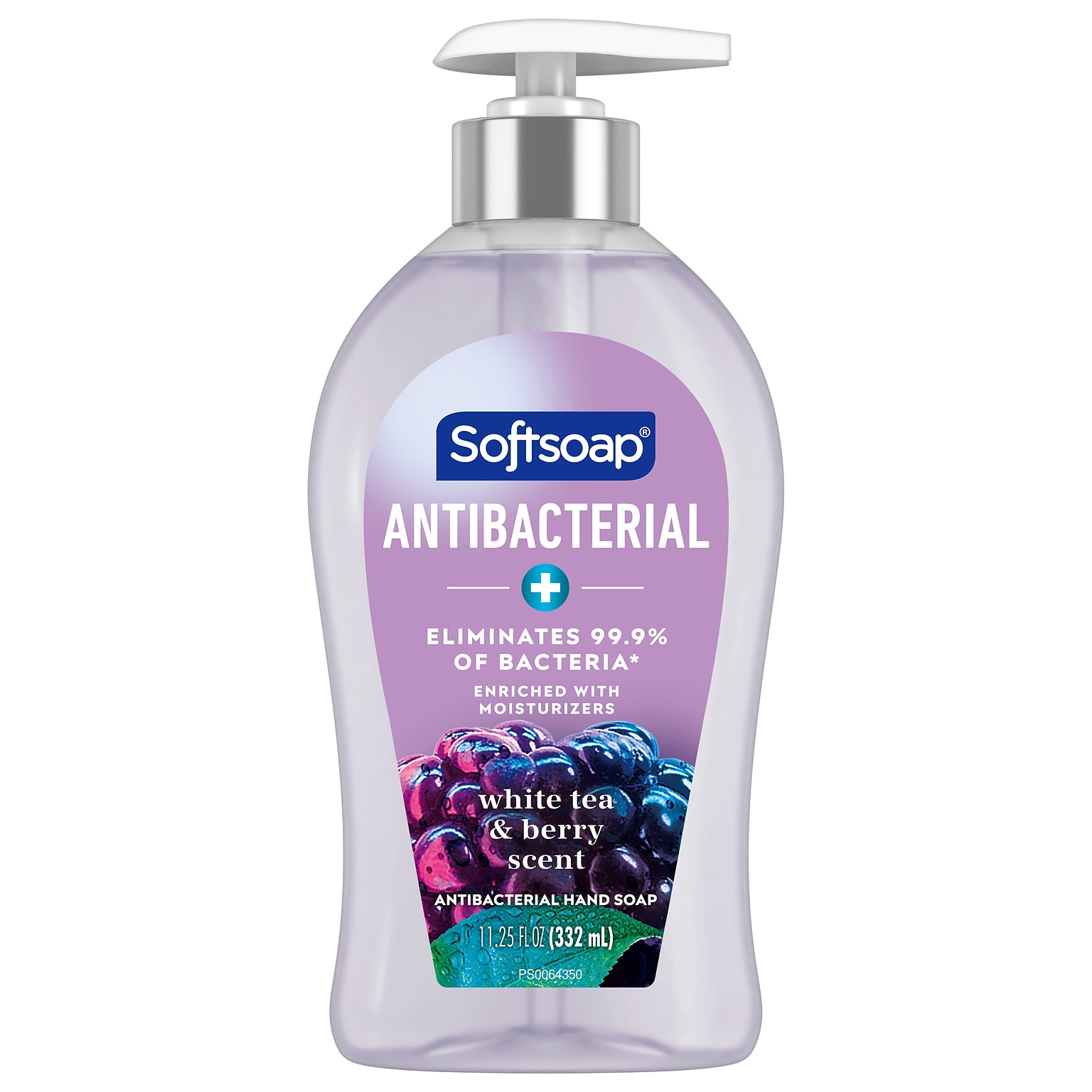 Softsoap Antibacterial Liquid Hand Soap, White Tea & Berry Scent, 6/Carton (US03574ACT)