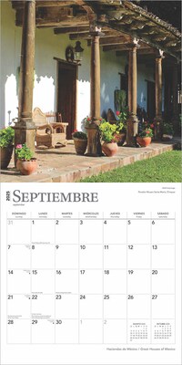 2025 BrownTrout Haciendas de Mexico Great Houses of Mexico 12" x 12" Monthly Wall Calendar (9781975474898)