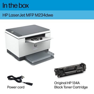 HP LaserJet MFP M234dwe Printer All-in-One (6GW99E) | Quill.com