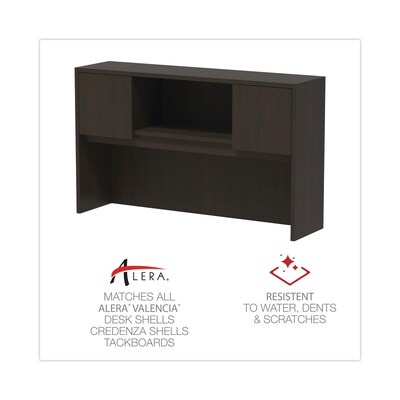 Alera Valencia Series 58 "W Desktop Hutch, Espresso (ALEVA286015ES)