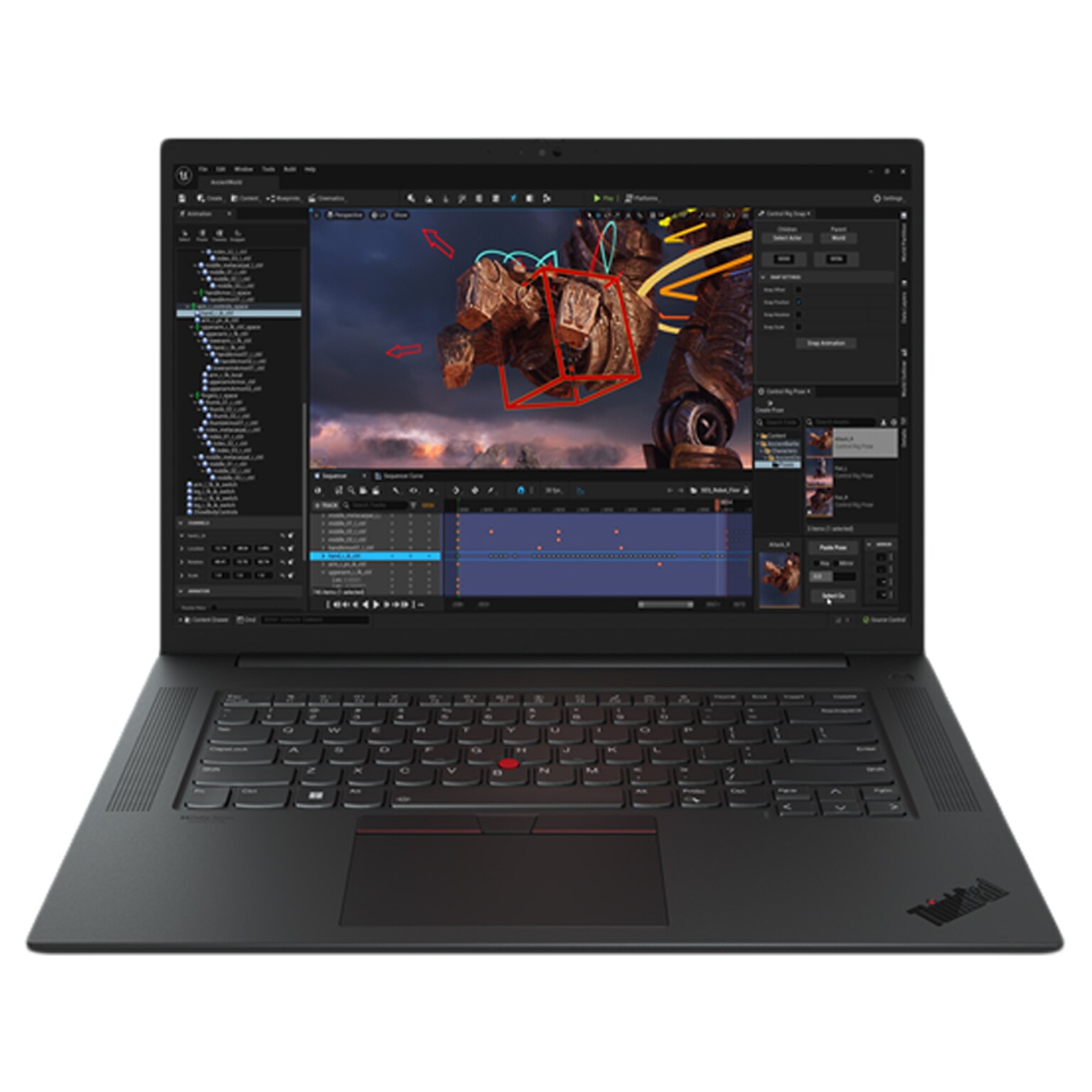 Lenovo ThinkPad P1 Gen 6 16 Laptop, Intel Core i9-13900H, 32GB Memory, 1TB SSD, Windows 11 Pro (HB8089)