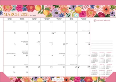 2025 BrownTrout Bonnie Marcus 17 x 12 Monthly Desk Pad Calendar (9781975479428)