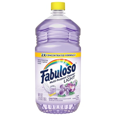 Fabuloso Multi-Purpose Cleaner in Liquid, 2X Concentrated Formula, Light Lavender Scent, 56 Fl. Oz.