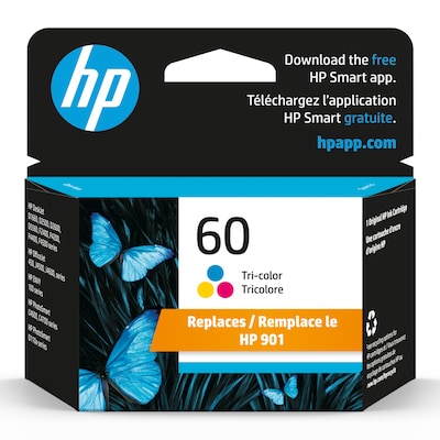 HP 60/901 Tri-Color Ink Cartridge   (CC643WN)