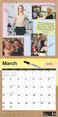 2025 Cal Ink The Office 12" x 12" Monthly  Wall Calendar (9781645916895)