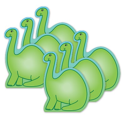 Creative Shapes Dinosaur Memo Pad, Multicolor, 6/Bundle (SE-1933-6)