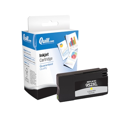 Quill Brand®  Remanufactured Yellow High Yield Inkjet Cartridge  Replacement for HP 952XL (L0S67AN)