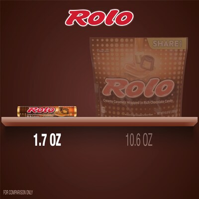 ROLO Milk Chocolate Caramels Candy Rolls, 1.7 oz., 36/Box (HEC24400)