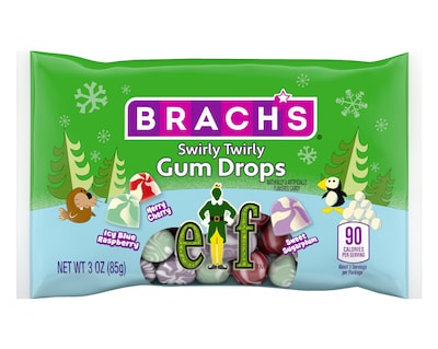 Brachs Elf Swirly Twirly Gum Drops, 3 oz