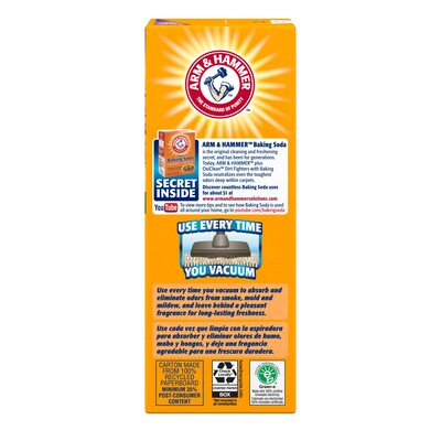 Arm & Hammer Deodorizing Carpet Cleaning Powder, Fresh, 30 oz, 6/Carton