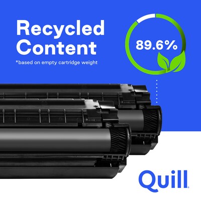 Quill Brand® Remanufactured Black Standard Yield MICR Toner Cartridge Replacement for HP 51A (MCR51AM) (Lifetime Warranty)