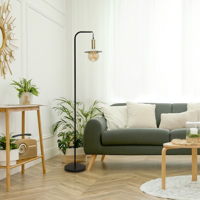 Lalia Home Oslo Floor Lamp, Black (LHF-4000-BK)