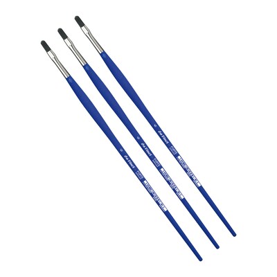 da Vinci FORTE-Acrylics Brush, Synthetic, Acrylic & Oil, Filbert, Series 8650, Size 6, 3/Pack (DVXVA86506-3)