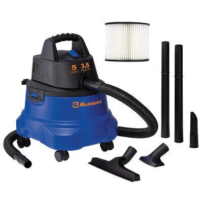 Koblenz Wet/Dry Vacuum, Bagless, Black & Blue (WD-5 MA)