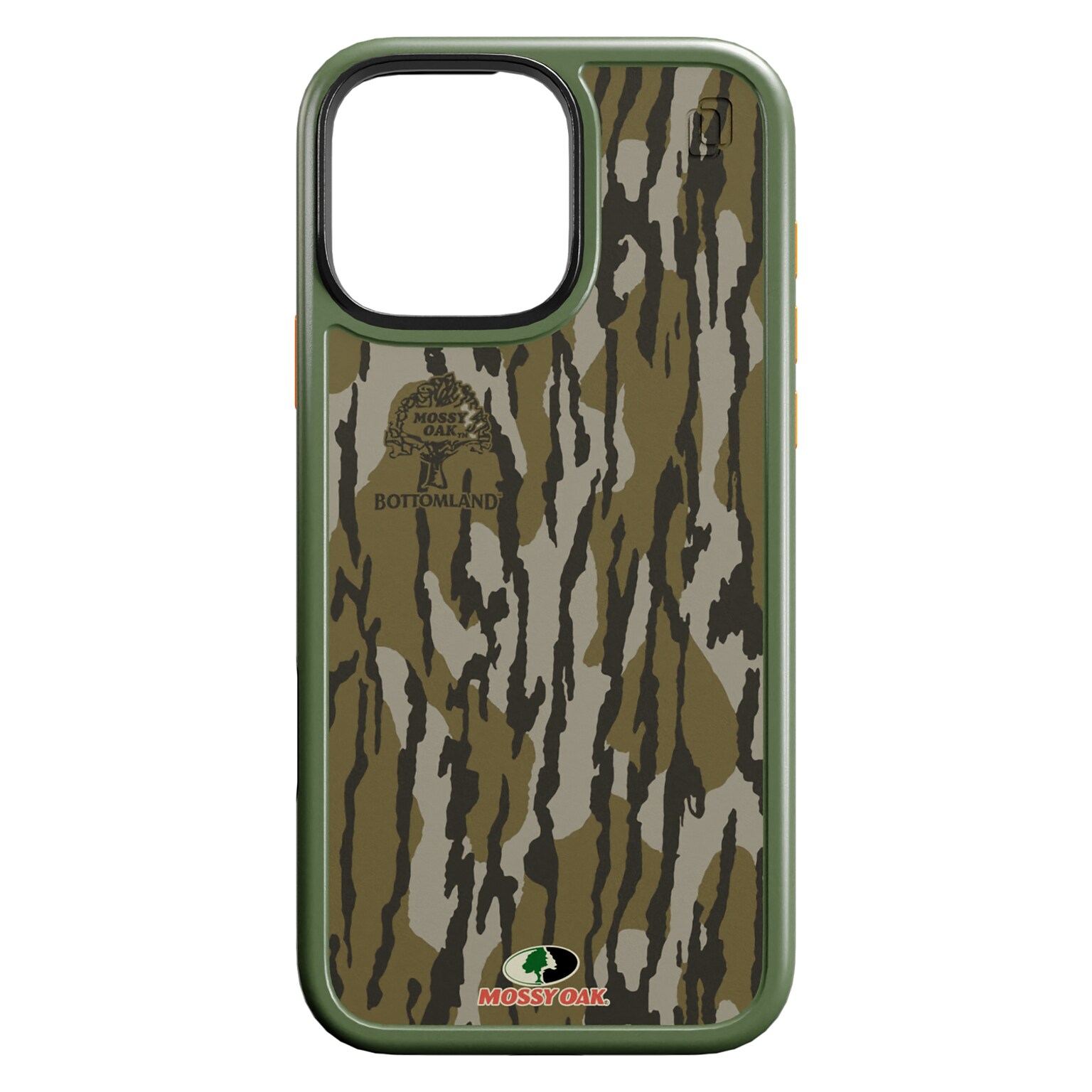 cellhelmet Fortitude Series MagSafe Phone Case for iPhone 16 Pro Max, Shock Absorbing, Mossy Oak Bottom Lands (CF-107-MO)