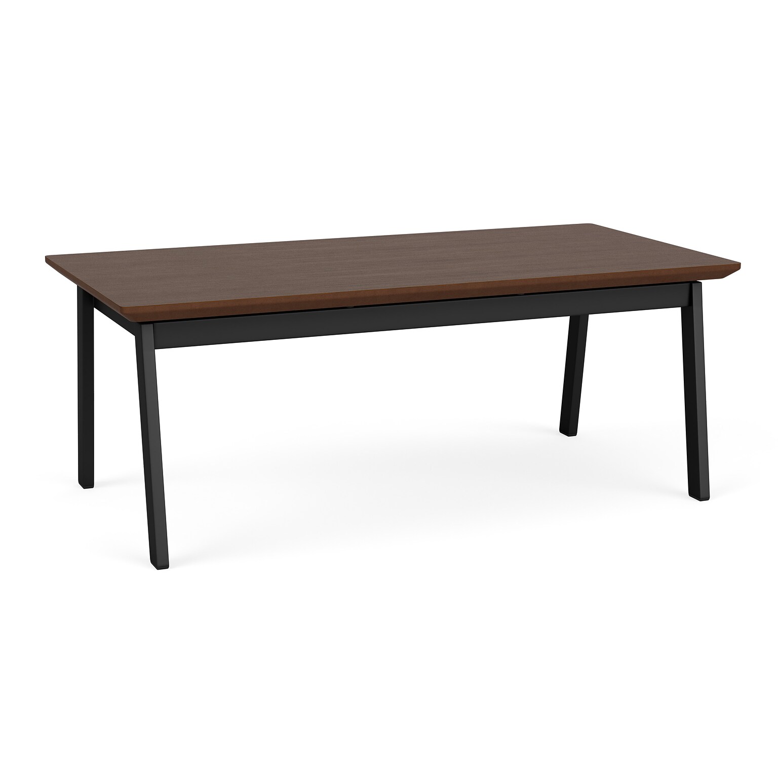 Lesro Newport 40W x 20D Laminate Coffee Table, Riftwood Walnut (NP0840.SBK.TRW)