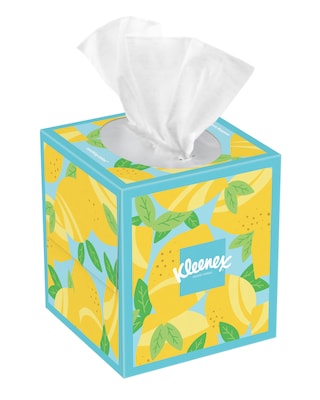 Kleenex Boutique Lotion Facial Tissue, 3-Ply, 60 Sheets/Box, 27/Carton  (25829) | Quill.com