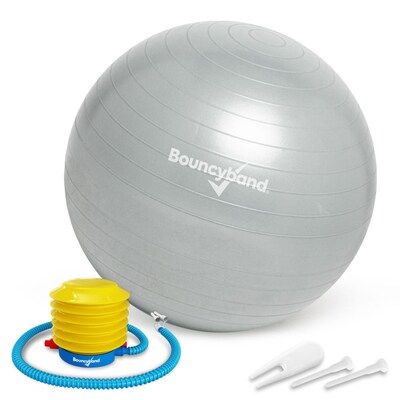 Bouncy Bands Balance Ball, 45cm, Silver (BBAWBS45SI)