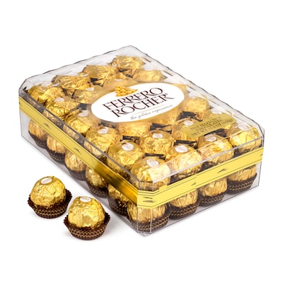 Ferrero Rocher Diamond Box Hazelnut Milk Chocolate Pieces, 48/Box  (241-00015) | Quill.com