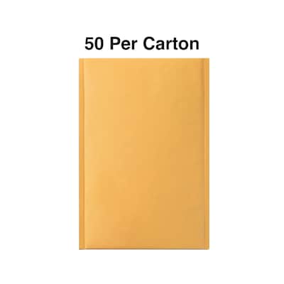 Coastwide Professional™ 15 x 19 Self-Sealing Bubble Mailer, #7, Kraft, 50/Carton (CW56596B)