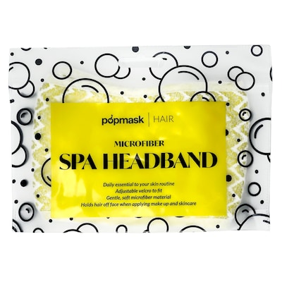 Popmask London Spa Microfiber Headband Yellow (1YSPA)