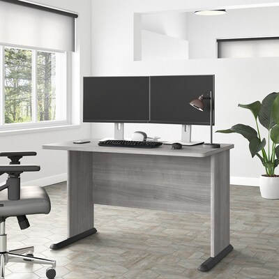 Bush Business Furniture Studio A 48"W Computer Desk, Platinum Gray (SDD248PG)